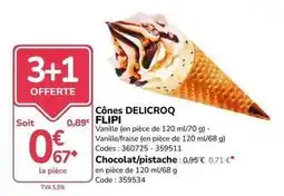 Promocash Cônes delicroq offre
