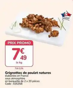 Promocash Promo - grignottes de poulet natures offre