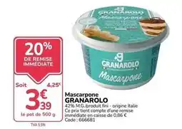Promocash Fini - mascarpone offre