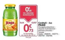 Promocash Pago - jus offre