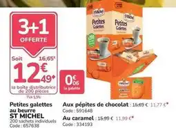 Promocash St michel - petites galettes au beurre offre