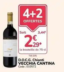 Promocash Vecchia cantina - d.o.c.g. chianti offre