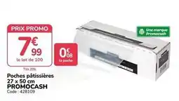 Promocash Promo - poches pâtissières 27 x 50 cm offre