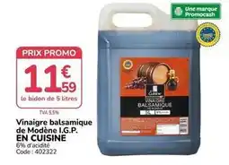 Promocash Promo - vinaigre balsamique de modène i.g.p offre