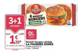 Promocash La fournée dorée - brioch burgers cereales offre