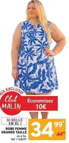 Trafic Robe femme grande offre