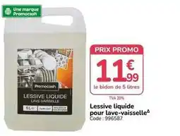 Promocash Promo - lessive liquide pour lave-vaisselle offre