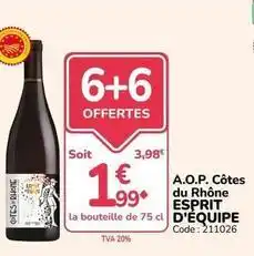 Promocash Côtes du rhône - a.o.p offre