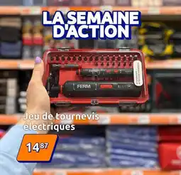 Action Ferm - jeu de tournevis électriques offre