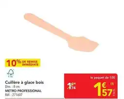 METRO Dim - cuillère à glace bois offre