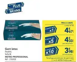 METRO Metro - gant latex offre