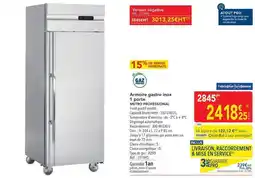 METRO Metro - armoire gazstro inox 1 porte offre