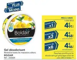 METRO Boldair - gel désodorisant offre