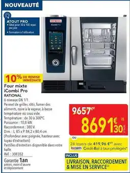 METRO Dim - four mixte icombi pro offre