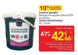 METRO Metro - lessive poudre offre