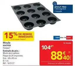 METRO Facile - moule offre