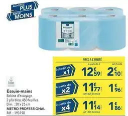 METRO Dim - essuie-mains offre