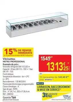 METRO Metro - vitrinettes offre
