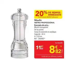 METRO Metro professional offre