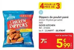 METRO Good - dippers de poulet pane offre