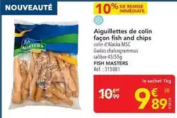 METRO Aiguillettes de colin façon fish and chips offre