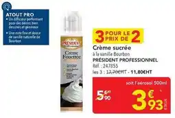 METRO Président - crème sucrée offre