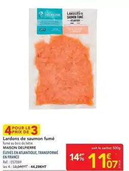 METRO Delpierre - lardons de saumon fumé offre