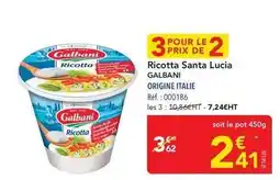 METRO Galbani - ricotta santa lucia offre