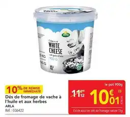 METRO Arla - dés de fromage de vache à l'huile et aux herbes offre