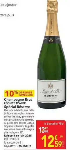 METRO Brut - champagne offre