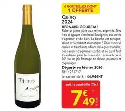 METRO Bernard goureau - quincy 2024 offre