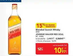 METRO Johnnie walker - blended scotch whisky offre