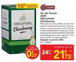 METRO Ribeaupierre - vin de france 2025 offre