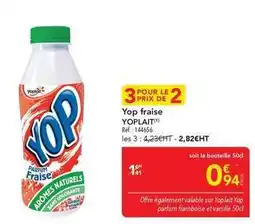 METRO Yoplait - yop fraise offre