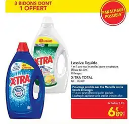 METRO X-tra - lessive liquide offre
