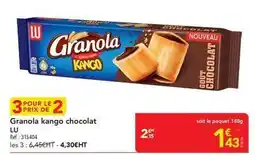 METRO Lu - granola rango chocolat offre