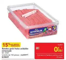 METRO Hitschler - bandos goût fraise acidulée offre