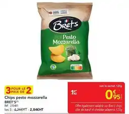 METRO Brets - chips pesto mozzarella offre