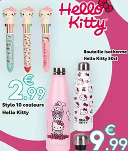Maxi Bazar Hello kitty - stylo 10 couleurs offre