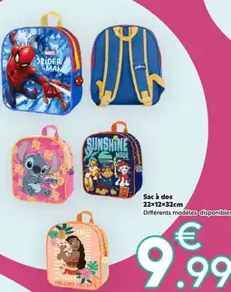 Maxi Bazar Marvel - sac à dos 22-12-32cm offre