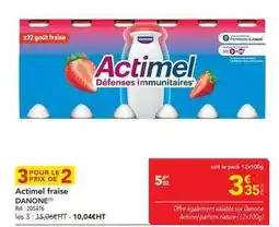 METRO Danone - actimel fraise offre