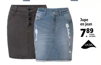 Lidl Jupe en jean offre