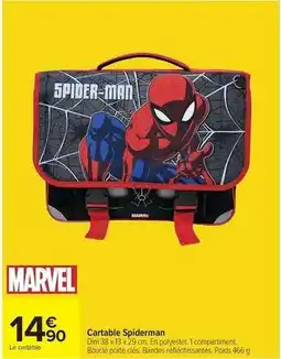 Carrefour Drive MARVEL Cartable Spiderman offre