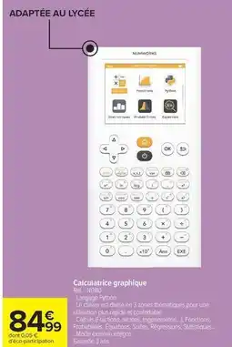 Carrefour Drive Numworks - calculatrice graphique offre