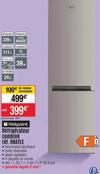 Cora x Carrefour Réfrigérateur combiné réf. H8A1EX offre