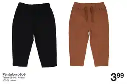 Zeeman Pantalon bébé offre