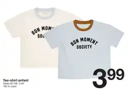 Zeeman BON MOMENT SOCIETY Tee-shirt enfant offre