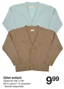 Zeeman Gilet enfant offre