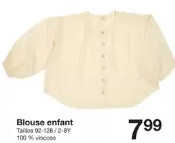Zeeman Blouse enfant offre