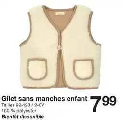 Zeeman BIOGAN Gilet sans manches enfant offre
